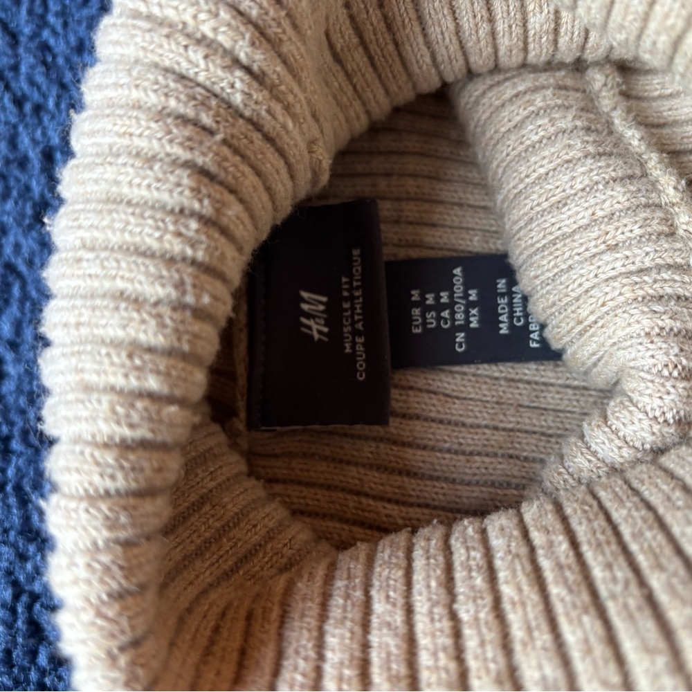 H&M Light Brown Ribbed Sweater - Picture 2 of 2